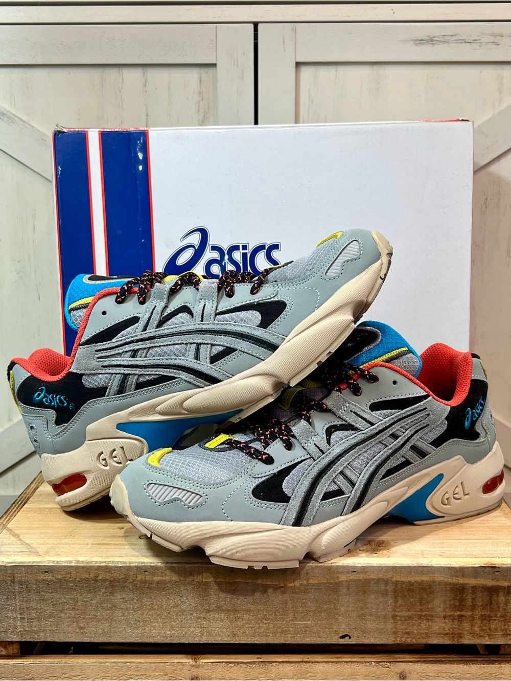 ASICS Gel-Kayano 5 OG "Stone Grey" Men’s 9 1/2 Sneakers 1191A148-020 Worn Once